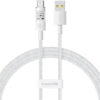 Дата кабель Baseus Gem Fast Charging USB to Type-C 100W (2m) (P10373002111) Moon White