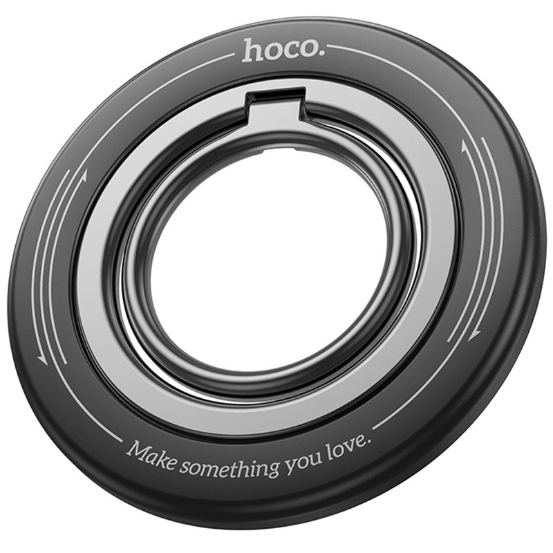 Магнітний тримач для телефону Hoco GH3 Enjoy Black - Зображення 2