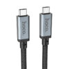 Дата кабель Hoco US05 Type-C to Type-C 100W USB4 40Gbps (1m) Black