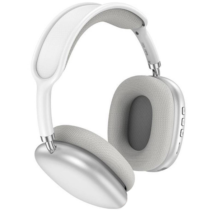 Накладні бездротові навушники Borofone BO22 Elegant Silver - Зображення 2