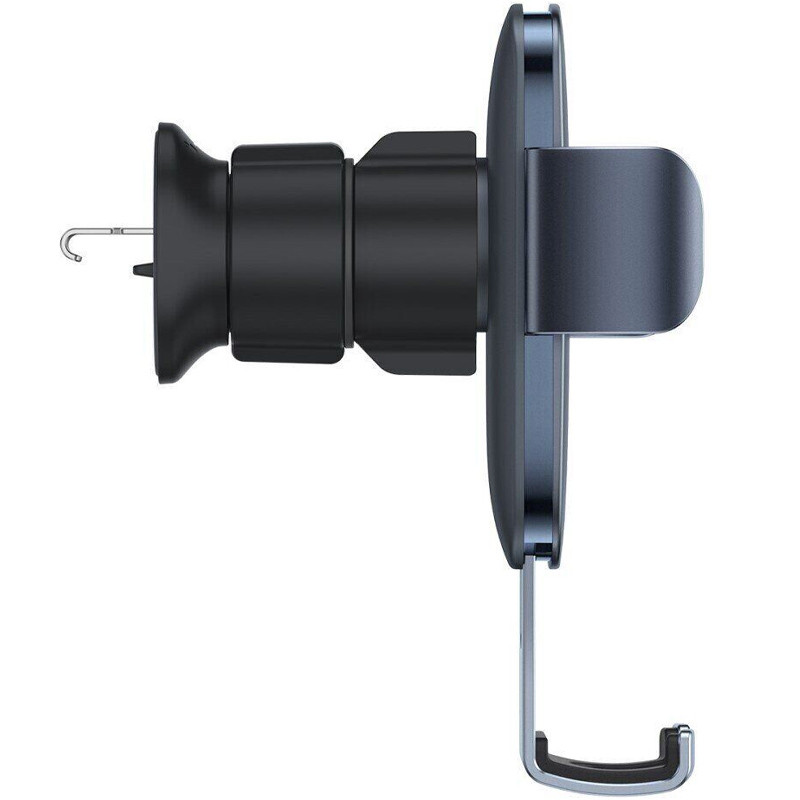 Автотримач Baseus Metal Age 2 Gravity Car Mount (air outlet) (SUJS) Dark Grey - Зображення 3