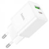МЗП Hoco N28 Founder PD20W+QC3.0 (1USB-A/1C) White