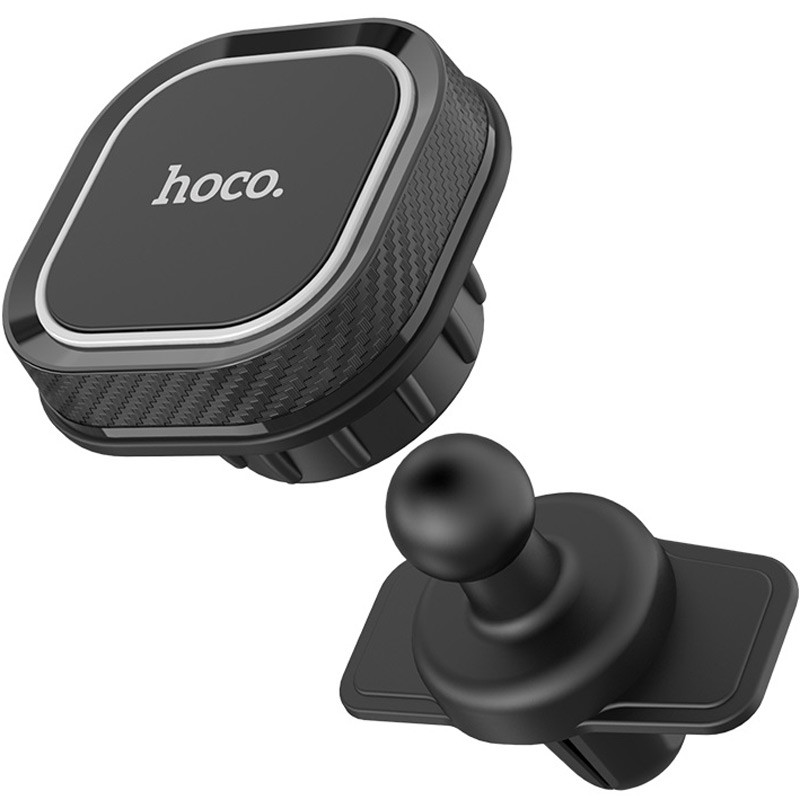 Автотримач Hoco CA52 Intelligent (air outlet) Чорний - Зображення 2