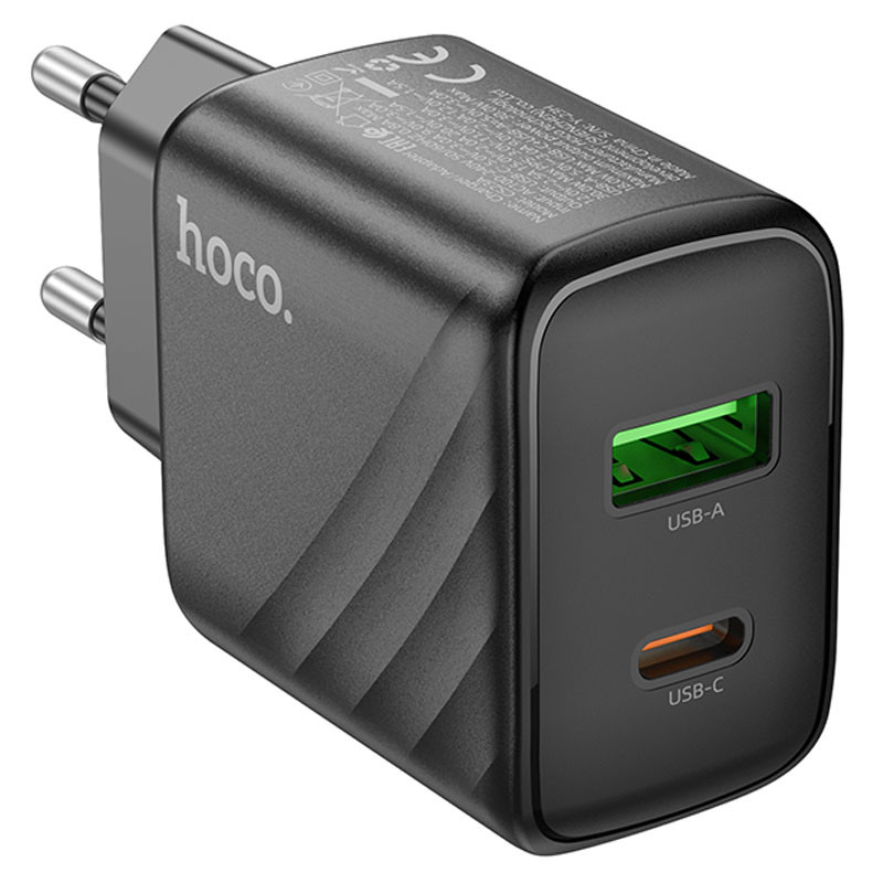 МЗП Hoco CS23A Sunlight PD30W+QC3.0 (1USB-A/1C) Black - Зображення 2