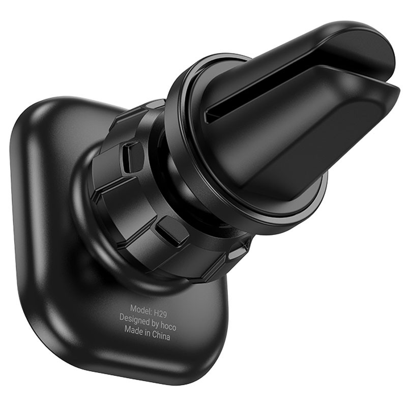 Автотримач Hoco H29 Brilliant magnetic (air outlet) Black - Зображення 5