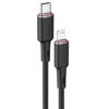 Дата кабель Acefast C2-01 Type-C to Lightning 30W (1.2m) Black