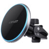 Автотримач з БЗП Acefast D3 magnetic wireless 15W (air outlet) Silver