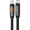 Дата кабель Hoco U136 Prize Type-C to Type-C 60W (1.2m) Black