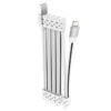 Дата кабель Hoco U103 Magnetic Absorption USB to Lightning (1m) White