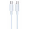 Дата кабель Borofone BX112 Lemon Type-C to Type-C 60W (1m) Blue