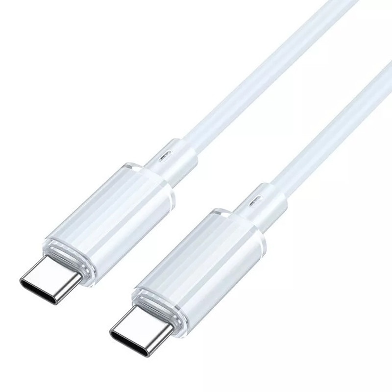 Дата кабель Borofone BX112 Lemon Type-C to Type-C 60W (1m) Blue - Зображення 3
