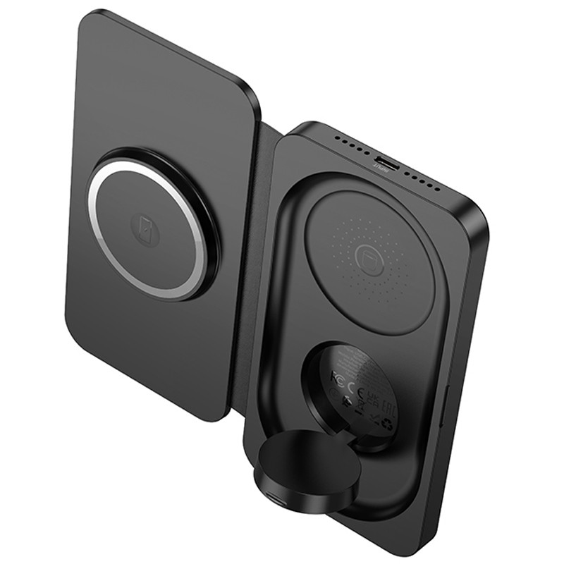 БЗП Hoco CQ13 Triumph 3in1 15W folding Black - Зображення 3