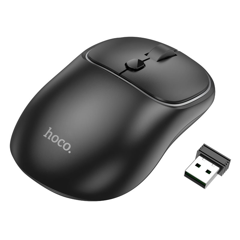 Миша бездротова Hoco GM25 Royal Bluetooth + 2.4G Dark Night Black