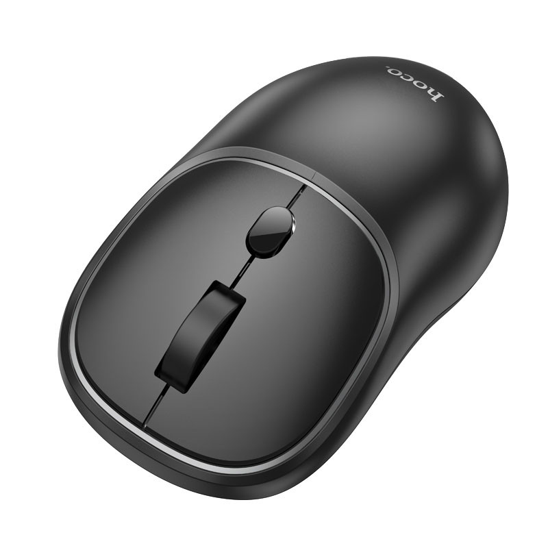 Миша бездротова Hoco GM25 Royal Bluetooth + 2.4G Dark Night Black - Зображення 2