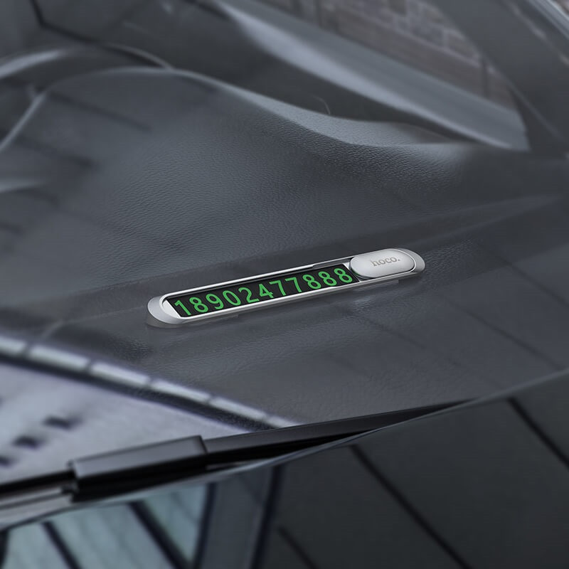 Автовізитка Hoco PH41 Promise Silver - Зображення 4