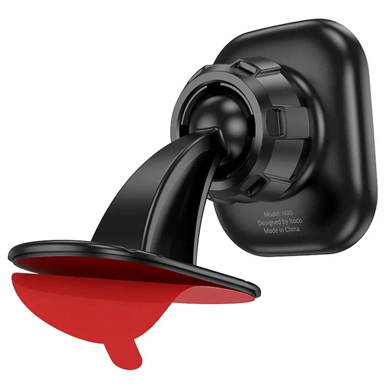 Автотримач Hoco H30 Brilliant magnetic (center console) Black - Зображення 3