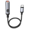 Портативний прикурювач запальничка Hoco UA30 Type-C Black