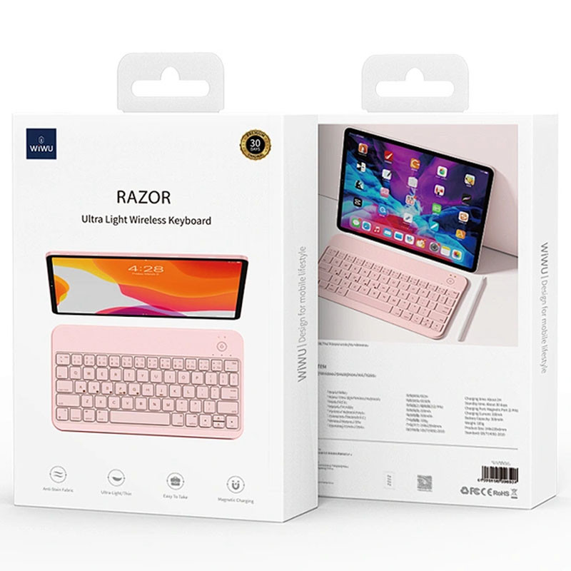 Клавіатура бездротова WIWU Razor Wireless Keyboard RZ-01 2.4G Pink - Зображення 5