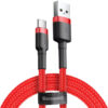 Дата кабель Baseus Cafule USB to Type-C Cable 2A (2m) (CATKLF-C) Червоний