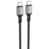 Дата кабель Borofone BX83 Famous PD60W Type-C to Type-C (1m) Black