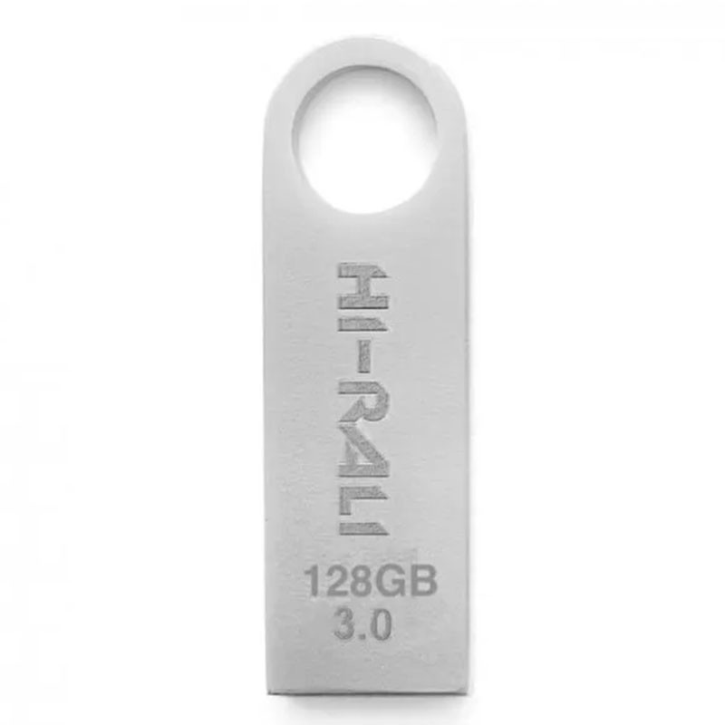 Флеш-накопичувач Hi-Rali Shuttle USB 3.0 Срібна серія — 128GB Срібний