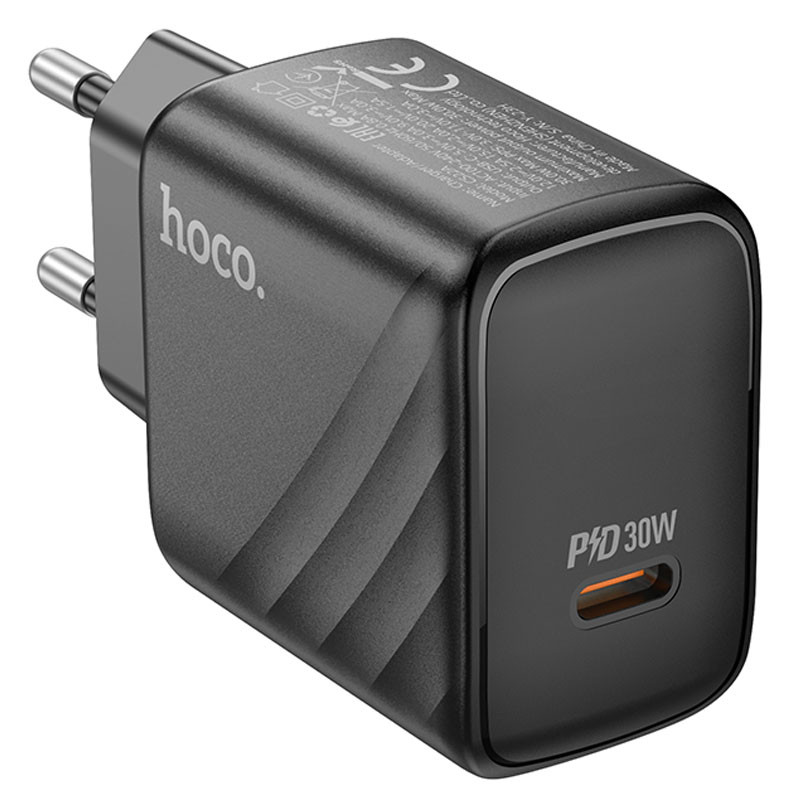 МЗП Hoco CS22A Value PD30W (1USB-C) Black - Зображення 2