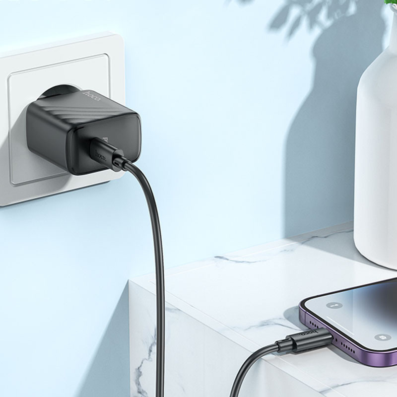 МЗП Hoco CS22A Value PD30W (1USB-C) Black - Зображення 4