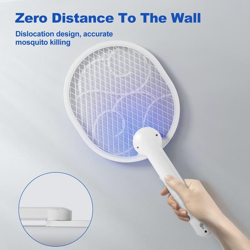 Пастка для комах з UV підсвічуванням WD-956 Rechargeable 1200 mAh White - Зображення 4