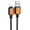 Дата кабель Hoco X108 Benefit USB to Lightning 2.4A (1m) Black