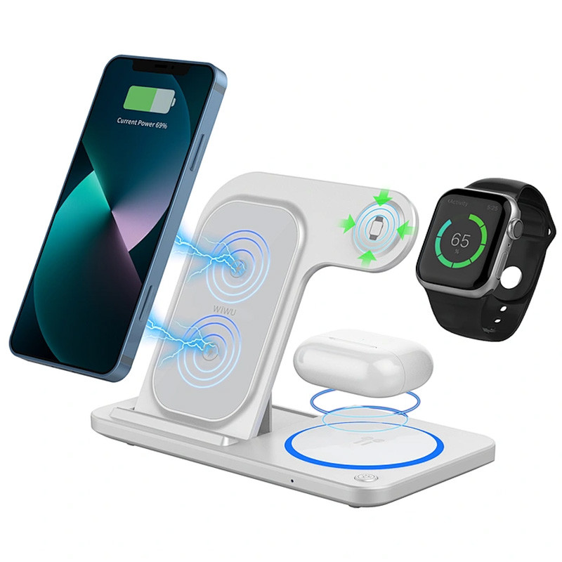 БЗП WIWU W020 Foldable 3in1 15W White - Зображення 5