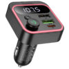 АЗП FM модулятор Hoco E85 Tiger PD20W+QC3.0 (2USB-A/1C) Black