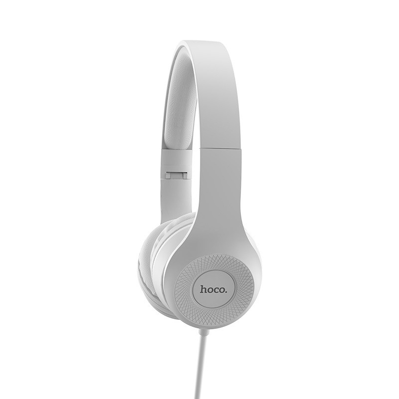 Накладні навушники Hoco W21 (3.5mm/1.2m) Сірий - Зображення 2