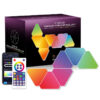 Настінний світильник Smart Triangular Quantum Light SAL-012B Bluetooth USB interface with app 6pcs White