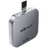 Адаптер Acefast QC2 AI Box car wireless CarPlay/Android Auto Metal gray