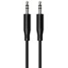 Аудіо кабель Aux Borofone BL26 Standard (1m) Black