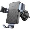 Автотримач Borofone BH118 Refined (air outlet) Black / Metal gray
