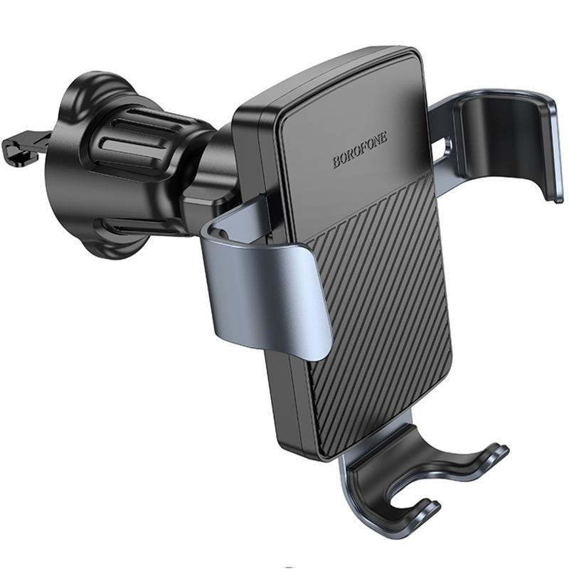Автотримач Borofone BH118 Refined (air outlet) Black / Metal gray - Зображення 5