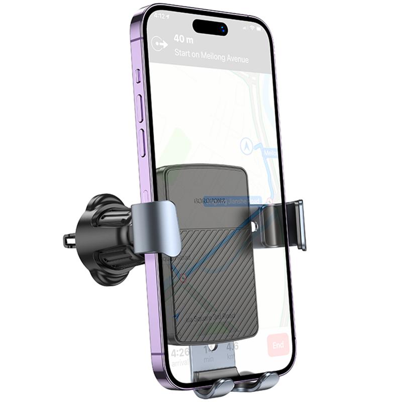 Автотримач Borofone BH118 Refined (air outlet) Black / Metal gray - Зображення 6