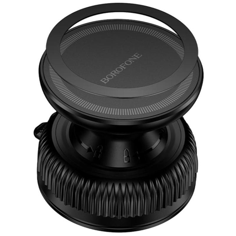 Автотримач Borofone BH139 Rider Vacuum Suction Magnetic Black - Зображення 4