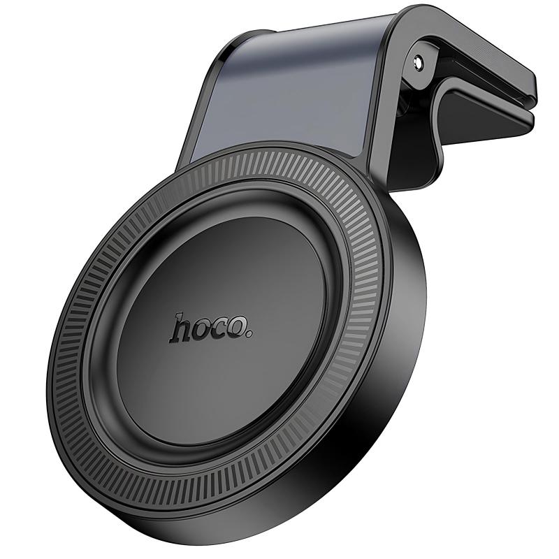 Автотримач Hoco H59 Show (air outlet) Black / Metal gray