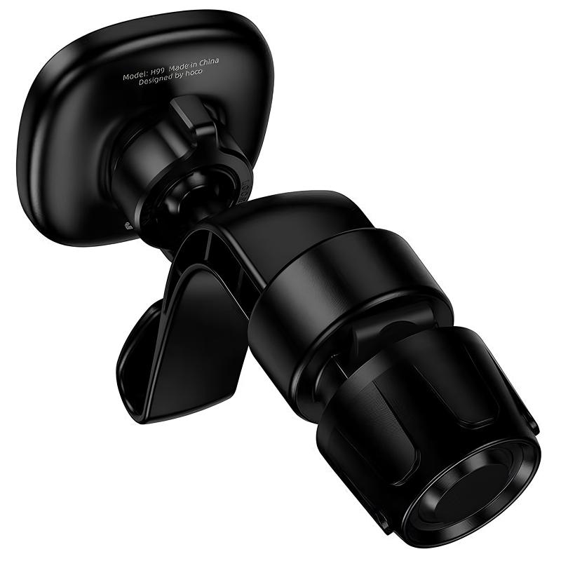 Автотримач Hoco H99 Crown magnetic на підголівник Black metal gray - Зображення 5