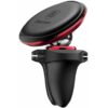Автотримач Baseus Magnetic OS with cable clip (air outlet) (C40141201113) Red