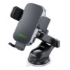 Автотримач з БЗП Acefast D53 with Electric Clamp 15W (center console) Black
