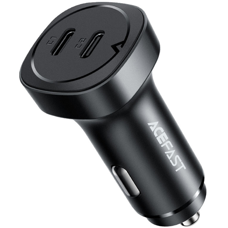 АЗП Acefast B2 PD36W+PD36W total 72W (2USB-C) Black