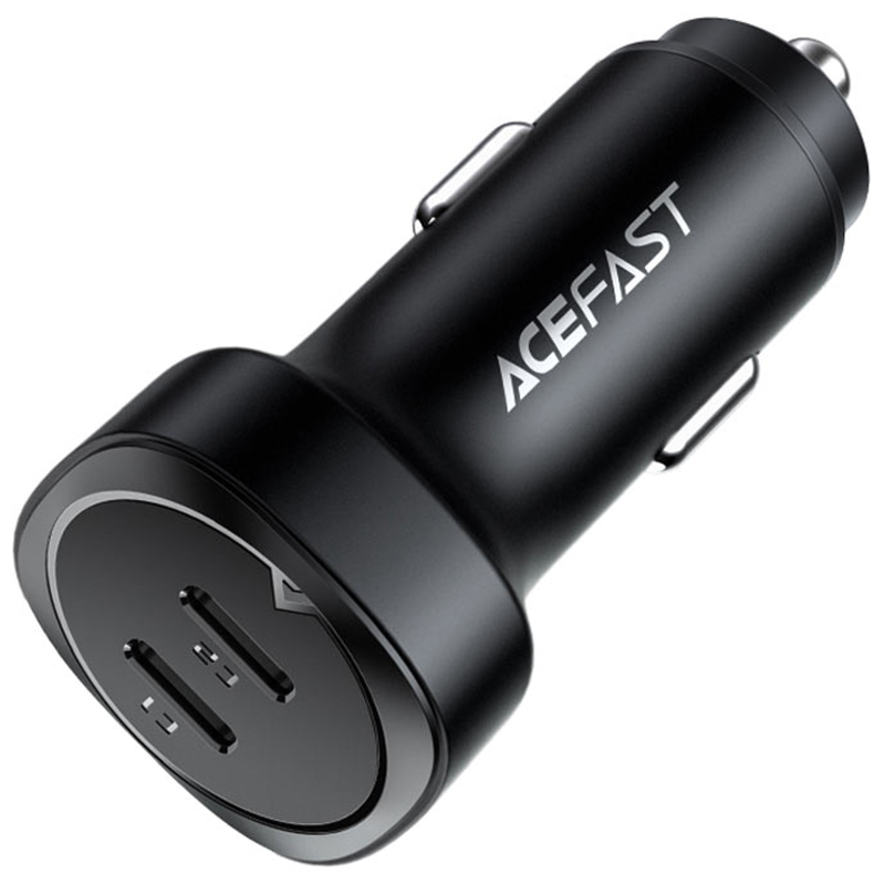 АЗП Acefast B2 PD36W+PD36W total 72W (2USB-C) Black - Зображення 2