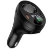 АЗП FM модулятор Hoco E88 Star cigarette lighter+PD20W+QC3.0 total 120W (2USB-C) Black