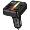 АЗП FM модулятор Hoco E89 Libre PD30W+QC3.0 total 45W (1USB-A/1C) Black