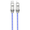 Дата кабель Hoco U113 Solid 20W Type-C to Lightning (1m) Blue