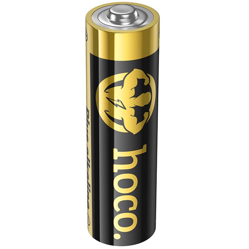 Батарейки Hoco JA1A AA (LR6) Alkaline 2 pcs Black