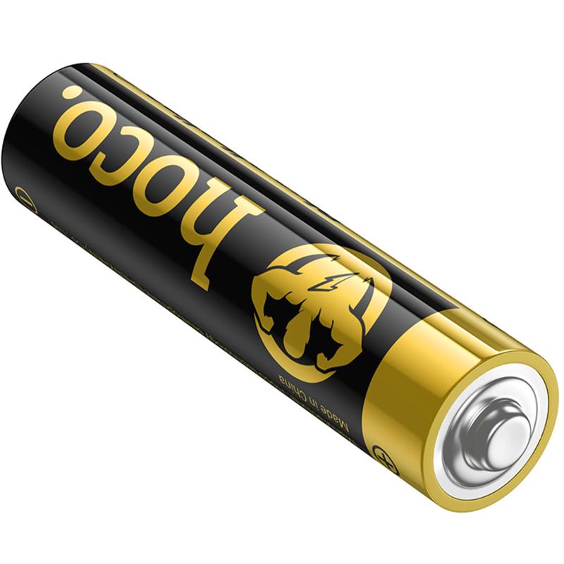 Батарейки Hoco JA2A AAA (LR03) Alkaline 2 pcs Black - Зображення 3